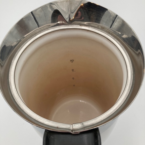 Vintage Corning Ware Coffee Maker Pot 10 Cups Made USA P-280-EP Tested Working - Picture 13 of 16